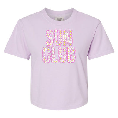 'Sun Club' Boxy T - Shirt - United Monograms