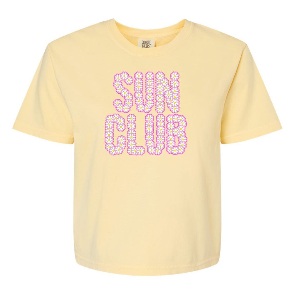 'Sun Club' Boxy T - Shirt - United Monograms