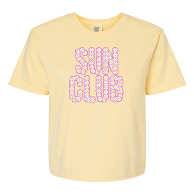 'Sun Club' Boxy T - Shirt - United Monograms