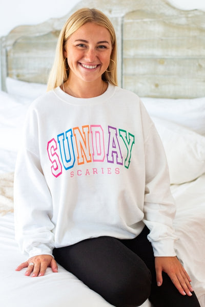 'Sunday Scaries' Crewneck Sweatshirt - United Monograms