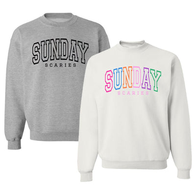 'Sunday Scaries' Crewneck Sweatshirt - United Monograms