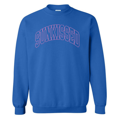 'Sunkissed' PUFF Crewneck Sweatshirt - United Monograms