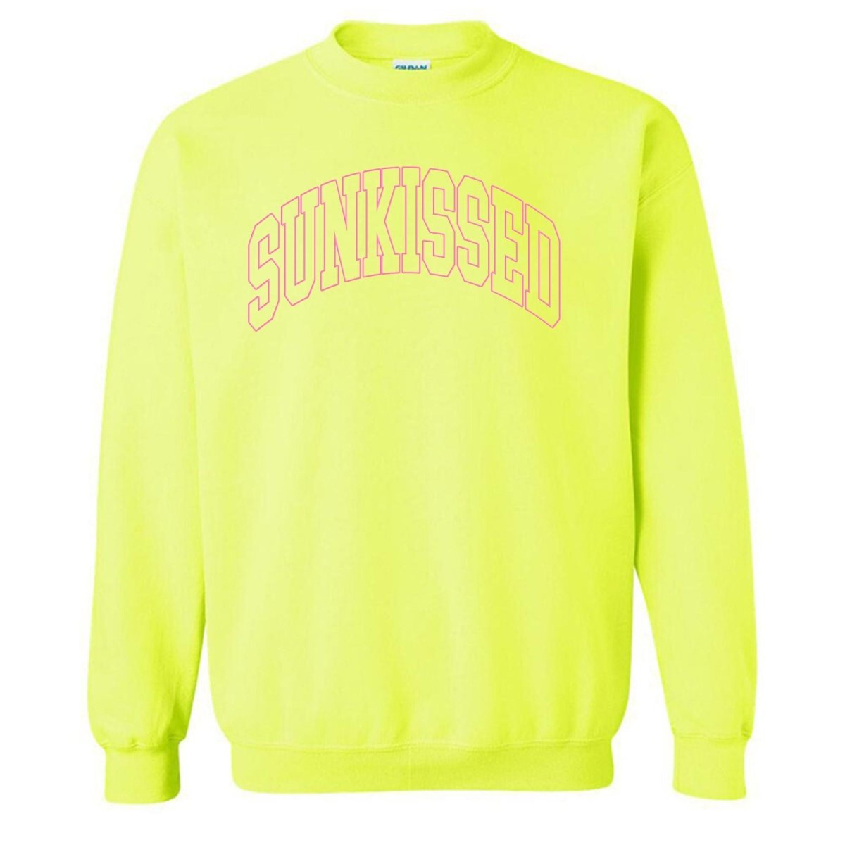'Sunkissed' PUFF Crewneck Sweatshirt - United Monograms