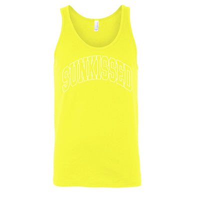 'Sunkissed' PUFF Neon Premium Tank Top - United Monograms