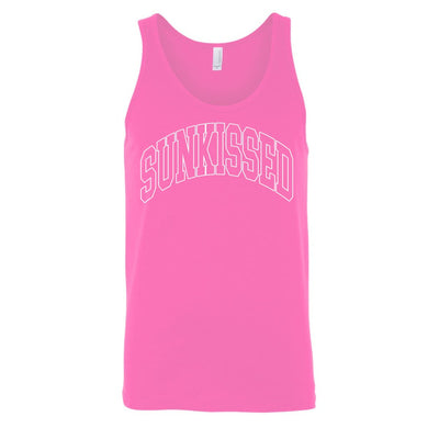 'Sunkissed' PUFF Neon Premium Tank Top - United Monograms