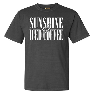 'Sunshine & Iced Coffee' PUFF T-Shirt - United Monograms