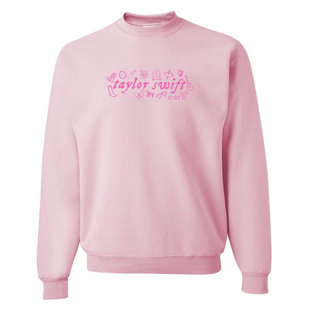 Taylor swift embroidered sweatshirt outlet