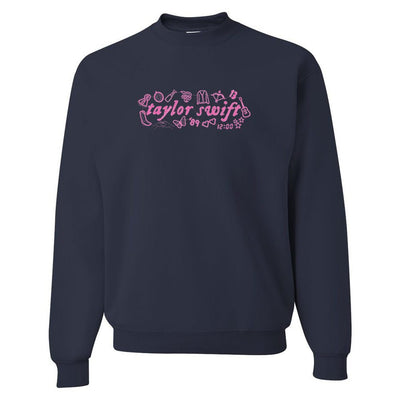 Swiftie Embroidered Crewneck Sweatshirt - United Monograms