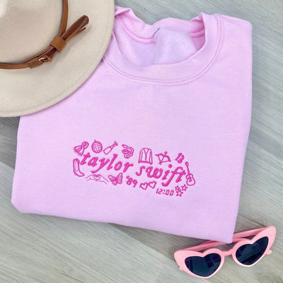 Swiftie Embroidered Crewneck Sweatshirt - United Monograms