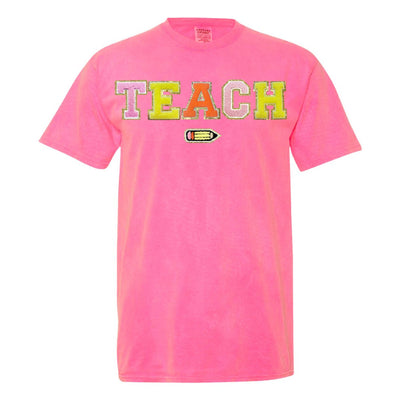 Teach Pencil Letter Patch T - Shirt - United Monograms