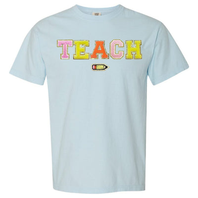 Teach Pencil Letter Patch T - Shirt - United Monograms