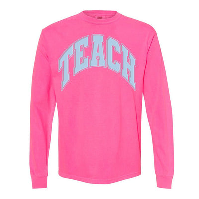 'Teach' PUFF Long Sleeve T-Shirt - United Monograms