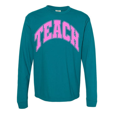 'Teach' PUFF Long Sleeve T-Shirt - United Monograms