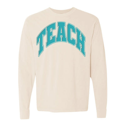 'Teach' PUFF Long Sleeve T-Shirt - United Monograms