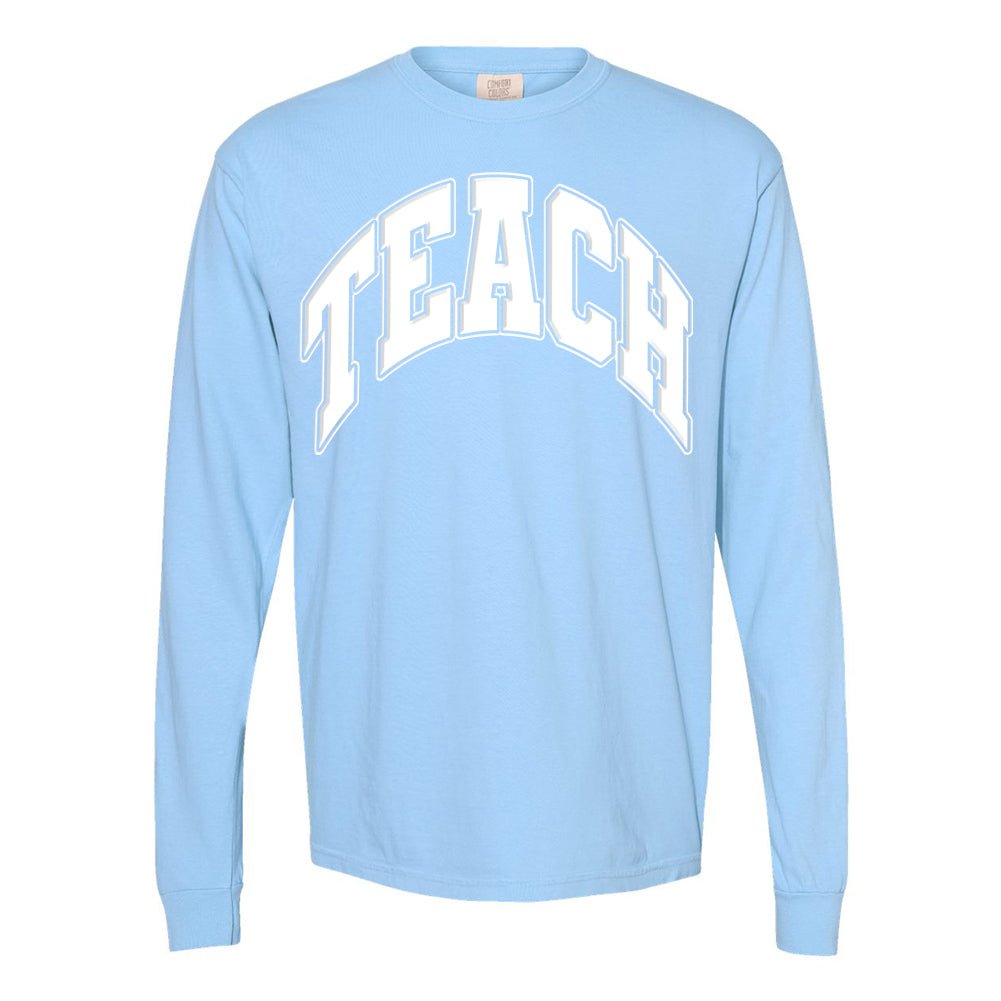 'Teach' PUFF Long Sleeve T-Shirt - United Monograms