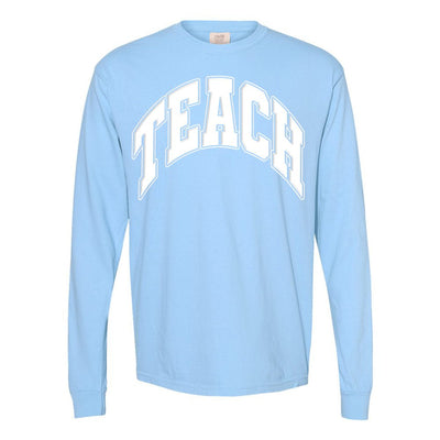 'Teach' PUFF Long Sleeve T-Shirt - United Monograms