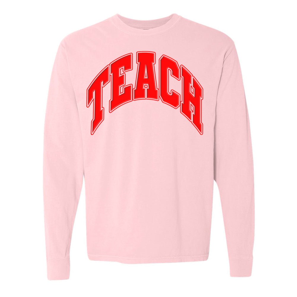 'Teach' PUFF Long Sleeve T-Shirt - United Monograms