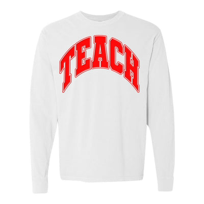 'Teach' PUFF Long Sleeve T-Shirt - United Monograms