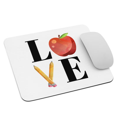 'Teacher Love' Mouse Pad - United Monograms