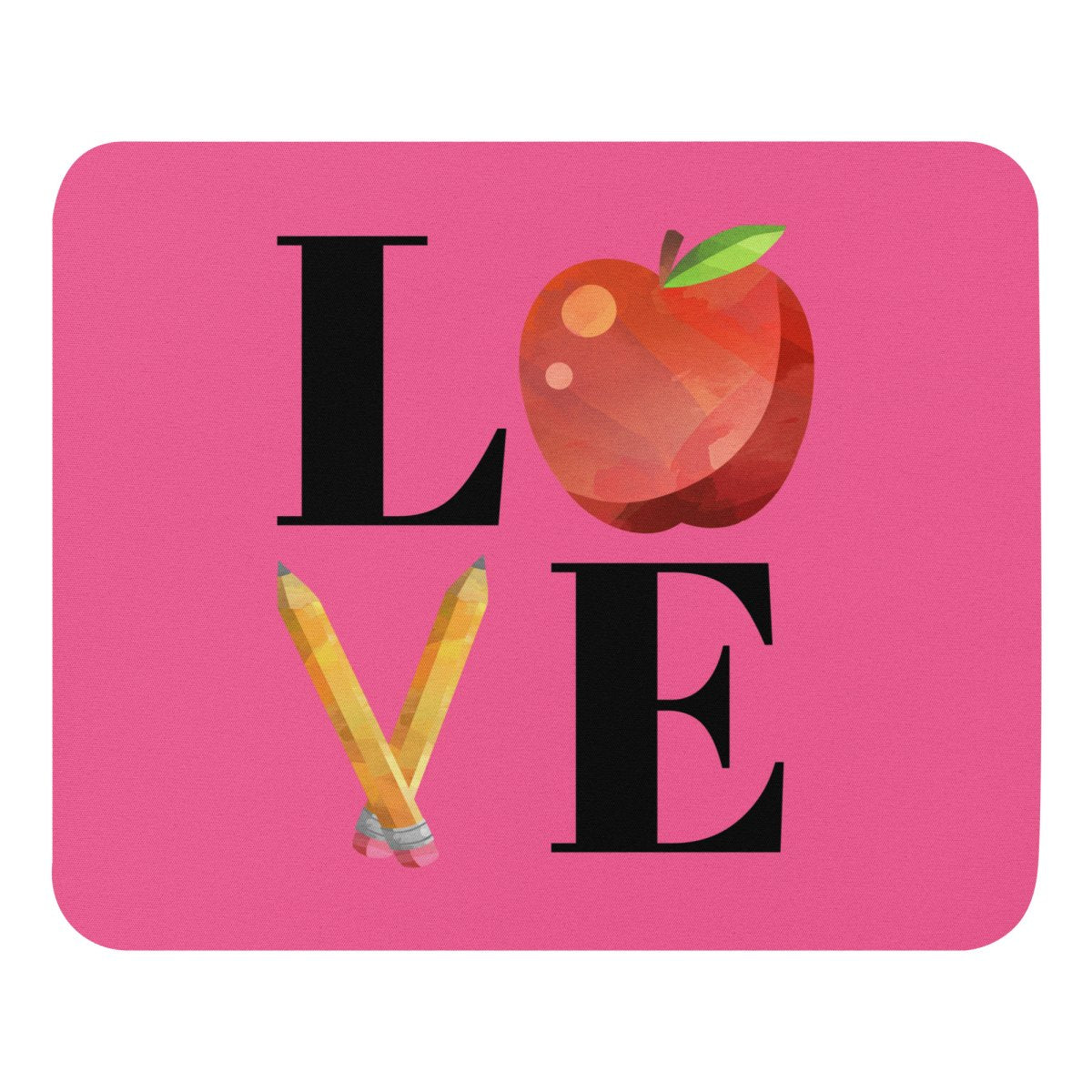 'Teacher Love' Mouse Pad - United Monograms