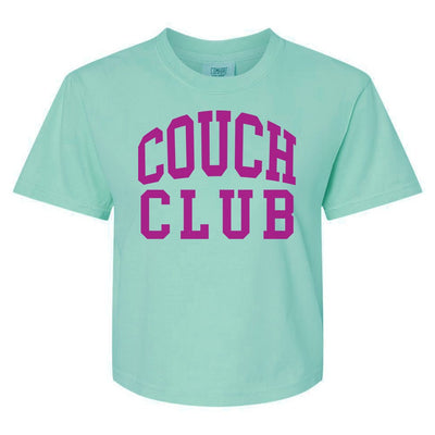 'Team Nap/Couch Club' Boxy T-Shirt - United Monograms