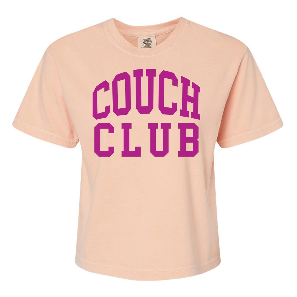 'Team Nap/Couch Club' Boxy T-Shirt - United Monograms