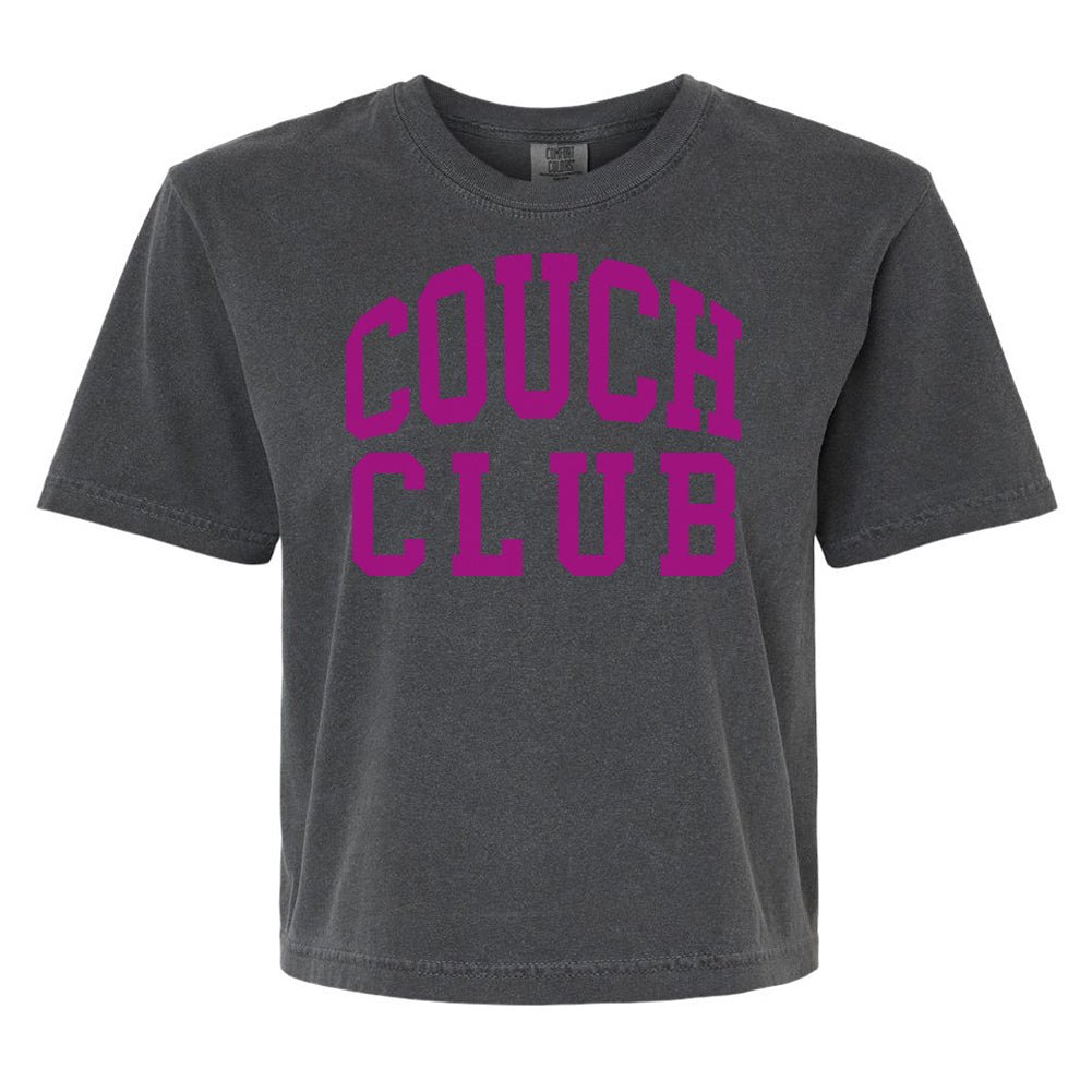 'Team Nap/Couch Club' Boxy T-Shirt - United Monograms
