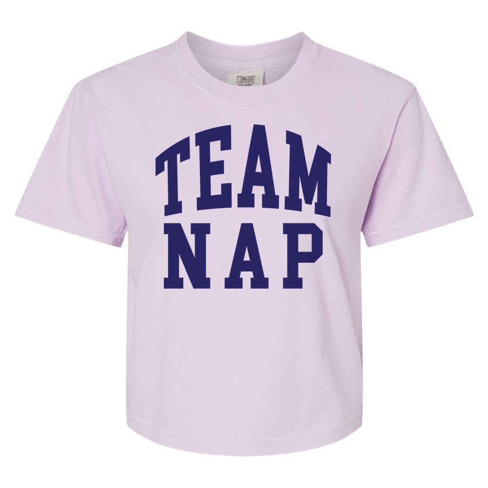 'Team Nap/Couch Club' Boxy T-Shirt - United Monograms