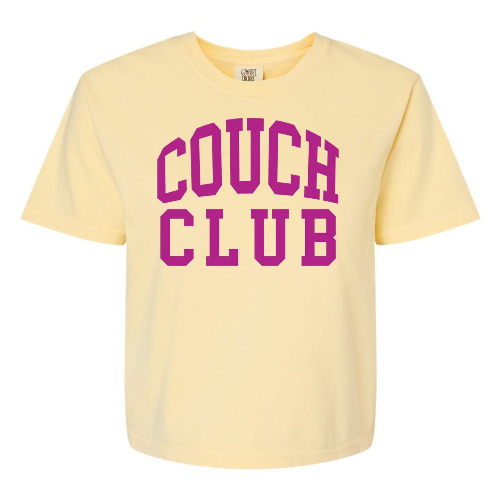'Team Nap/Couch Club' Boxy T-Shirt - United Monograms