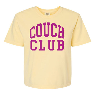 'Team Nap/Couch Club' Boxy T-Shirt - United Monograms