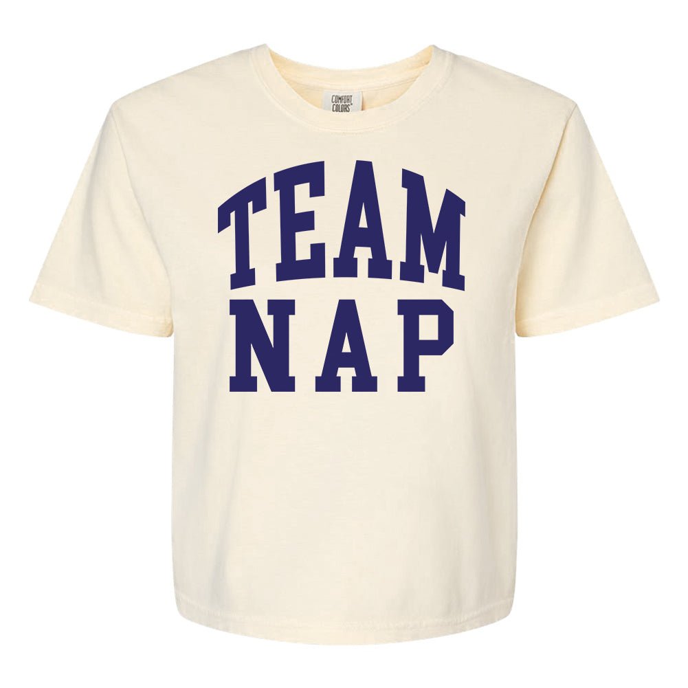 'Team Nap/Couch Club' Boxy T-Shirt - United Monograms