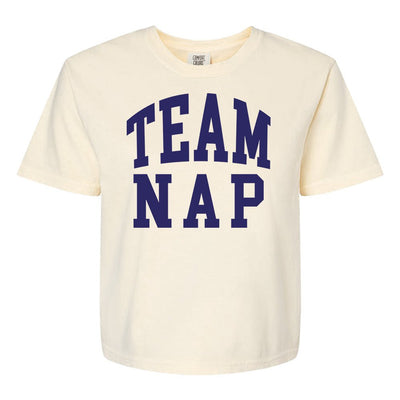 'Team Nap/Couch Club' Boxy T-Shirt - United Monograms
