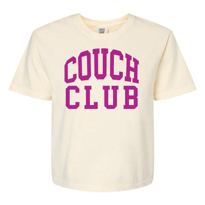 'Team Nap/Couch Club' Boxy T-Shirt - United Monograms
