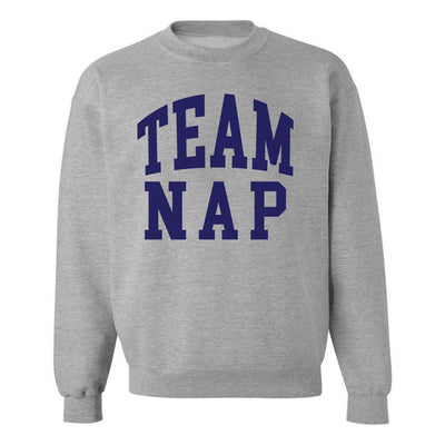 'Team Nap/Couch Club' Crewneck Sweatshirt - United Monograms