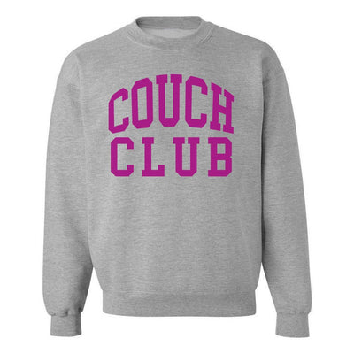 'Team Nap/Couch Club' Crewneck Sweatshirt - United Monograms