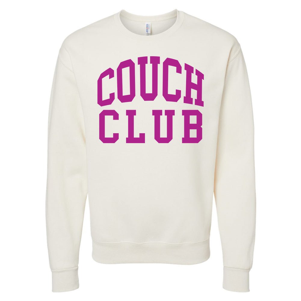 'Team Nap/Couch Club' Crewneck Sweatshirt - United Monograms