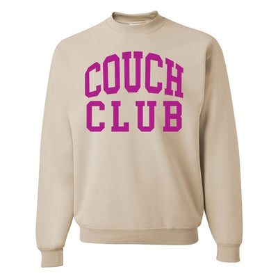 'Team Nap/Couch Club' Crewneck Sweatshirt - United Monograms