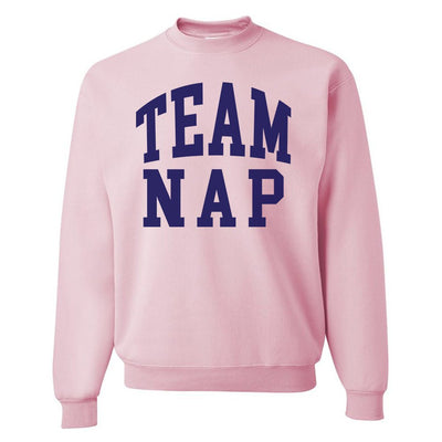 'Team Nap/Couch Club' Crewneck Sweatshirt - United Monograms