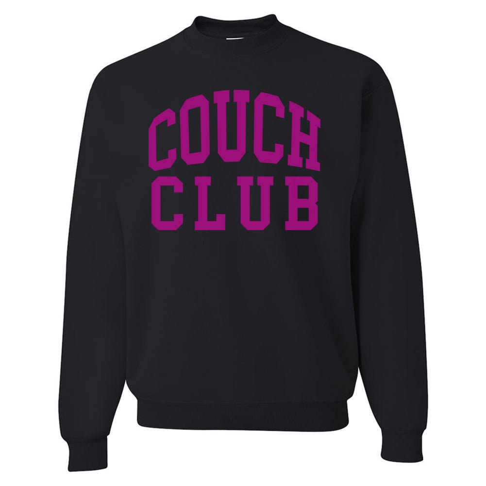 'Team Nap/Couch Club' Crewneck Sweatshirt - United Monograms