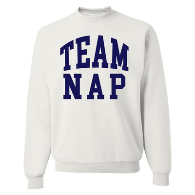 'Team Nap/Couch Club' Crewneck Sweatshirt - United Monograms