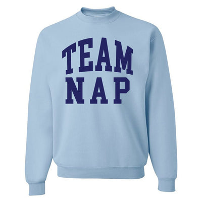 'Team Nap/Couch Club' Crewneck Sweatshirt - United Monograms