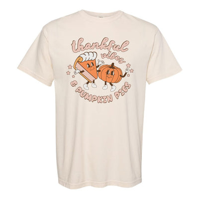 'Thankful Vibes & Pumpkin Pies' T-Shirt - United Monograms
