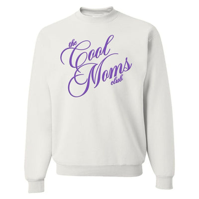'The Cool Moms Club' PUFF Crewneck Sweatshirt - United Monograms