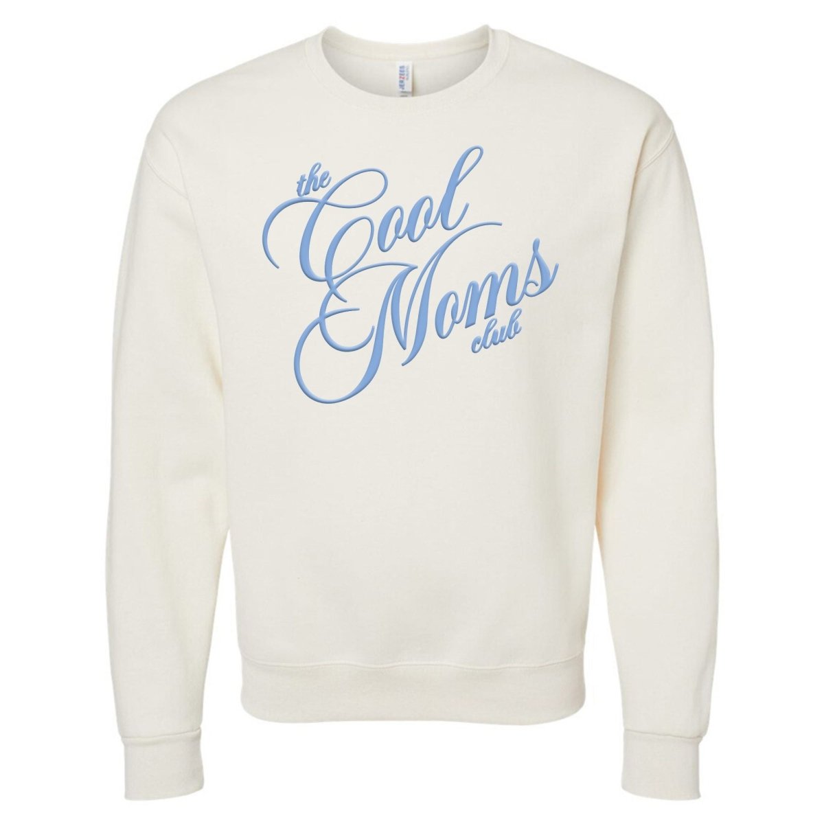 'The Cool Moms Club' PUFF Crewneck Sweatshirt - United Monograms
