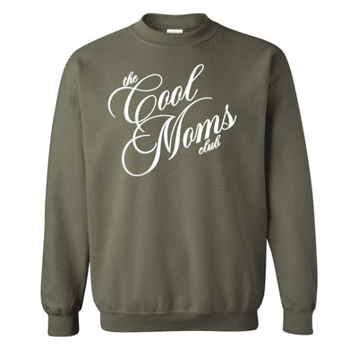 'The Cool Moms Club' PUFF Crewneck Sweatshirt - United Monograms