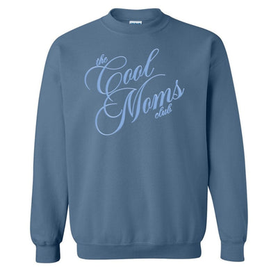 'The Cool Moms Club' PUFF Crewneck Sweatshirt - United Monograms
