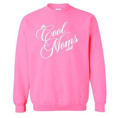 'The Cool Moms Club' PUFF Crewneck Sweatshirt - United Monograms
