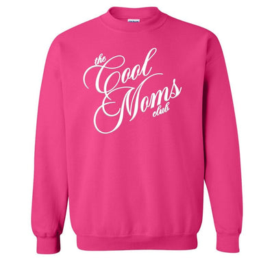 'The Cool Moms Club' PUFF Crewneck Sweatshirt - United Monograms