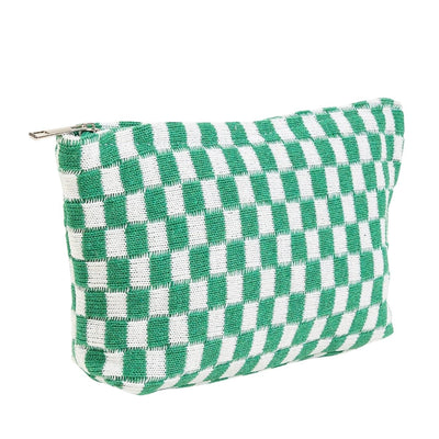 ‘The Dayzy Check’ Cosmetic Bag - United Monograms