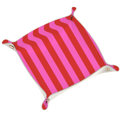 'The Dayzy Drop Spot' Stripe Catchall Tray - United Monograms